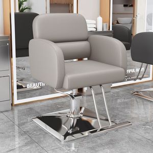 Sillón Hidráulico Profesional para Salón de Belleza, para Corte de Cabello, Permanente y Tinte, con Reclinación de Cuero y Elevación para Barbería y Estilismo - Product Image 1