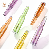 Vente en gros d'ampoules en plastique PP ou PETG colorées de 1,5 ml, 2 ml, 3 ml, 5 ml, flacon cosmétique pour sérum, ampoules en plastique pour sérum cosmétique