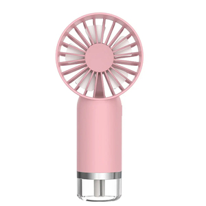 Handheld <b>Spray</b> Desk <b>Misting</b> Fan USB Rechargeable Portable Water <b>Cooling</b> Fan 3 Speed Humidification Fan Low Noise for Home/Office - Product Image 1