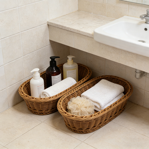 <span class=keywords><strong>Panier</strong></span> de rangement en plastique tressé pour accessoires de photographie, pour le rangement ou la présentation dans le salon, utilisation polyvalente - Product Image 5