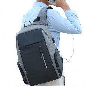 Sac à dos antivol personnalisé avec chargement USB pour hommes, sacs à dos pour ordinateur portable, sacs d'affaires - Product Image 2