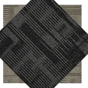 Высококачественная Роскошная мягкая ковровая плитка из стекловолокна, коммерческая офисная плитка