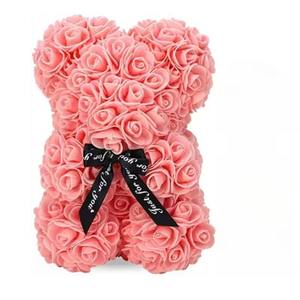 Oso de Peluche con Rosa Eterna Artificial para Mamá, Regalos y Decoración para el Día de la Madre, Cumpleaños, San Valentín, Aniversario, Miniaturas - Product Image 6