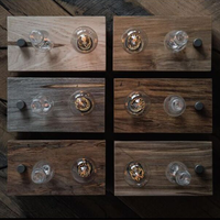 Nouvelle maison intelligente chambre Vintage bois parfum aromathérapie ultrasons Air parfum brume arôme défuseur diffuseur Machine avec ampoule