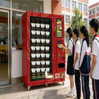 Distributeur automatique de produits surgelés avec fonction de chauffage et paiement par carte
