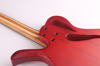 GECKO Stringed Instruments Tiger Maple Electric Guitar Satin Paradis Hollow Body 6 Strings Guitar Electric Guitarra Electrica