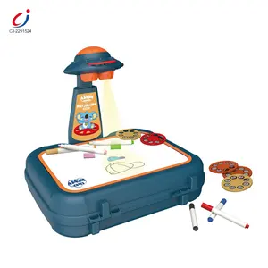 Table de rangement pour jouets, avion, projection, planche à dessin, valise, jouet, projecteur, table de dessin pour enfants, jouet éducatif