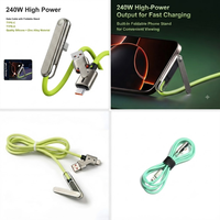 Nuevo Cable USB 3.0 Tipo-C a Tipo-C de Carga Ultra Rápida de 240W, 1.2m, con Conectores de Aleación de Zinc para Teléfonos Móviles y Tabletas