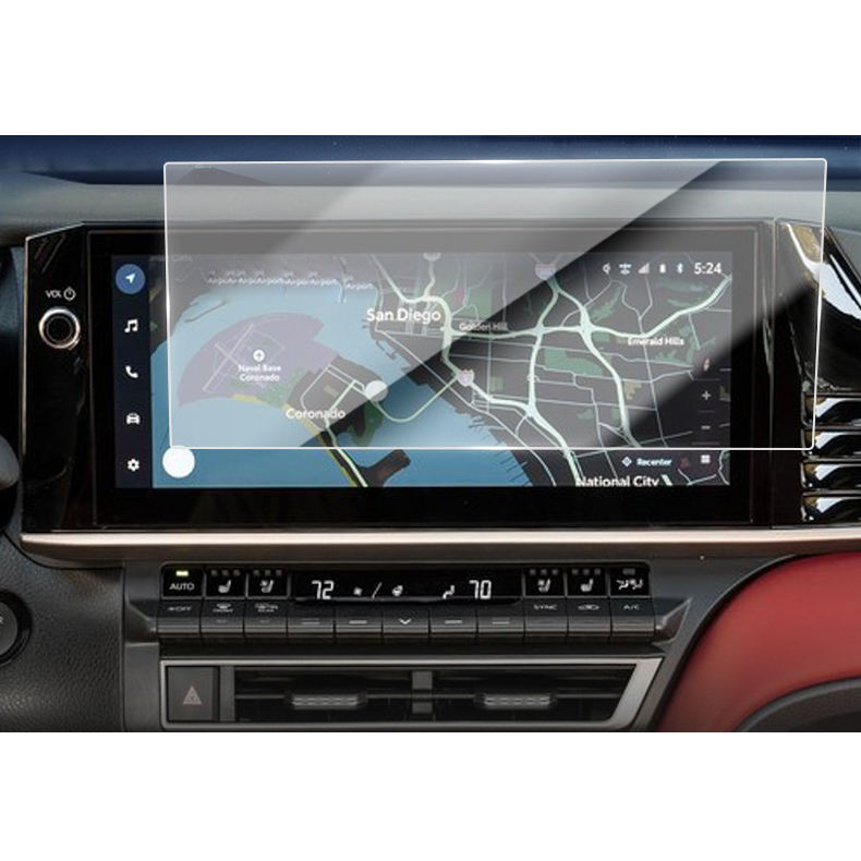 โปร่งใสสำหรับ Toyota Camry 2025 12.3นิ้ว