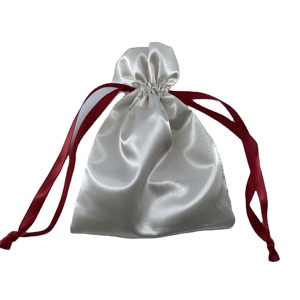 Bolsa de Satén de Lujo Personalizada Grande, Bolsa de Regalo para Guardar Cabello, Bolsa de Satén con Cordón para Cabello, Bolsas de Regalo con Cinta - Product Image 4