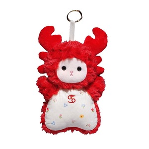 Jouets en peluche doux en coton Zodiaque, adorables poupées en peluche <span class=keywords><strong>Horoscope</strong></span> pour la décoration, porte-clés en peluche personnalisable OEM - Product Image 1