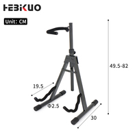 HEBIKUO J-41 Stand Gitar Vertikal Ringan & Stabil dengan Tripod Cocok untuk Digunakan dengan Instrumen Senar