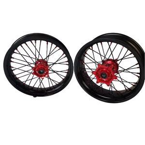 Rueda Delantera Supermoto de 17 Pulgadas 17x3.5 para FS450 <span class=keywords><strong>FS</strong></span> <span class=keywords><strong>450</strong></span> <span class=keywords><strong>2023</strong></span>, Bujes de Aluminio CNC, Llantas con Colores Personalizables, Kit de Ruedas de Carreras Motard - Product Image 6