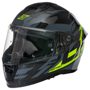 Casque Befast Full Eagle Carbon à fermeture micrométrique jaune carbone XL - Product Image 1