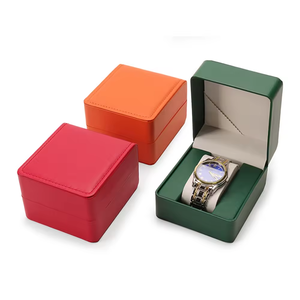 Boîtes de rangement pour bijoux et montres en gros, boîtes rigides avec doublure en éponge, laminage mat, gaufrage - Product Image 6