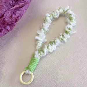 Bold <b>Personality</b> Short Polyester Wrist Lanyard Strap Heat Transfer Sublimation Custom Polyester <b>Keychain</b> Small Colorful Lanyard - Product Image 4