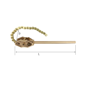 Outils manuels antidéflagrants multifonctions Offre Spéciale outils <span class=keywords><strong>à</strong></span> main <span class=keywords><strong>clé</strong></span> <span class=keywords><strong>à</strong></span> pipe <span class=keywords><strong>à</strong></span> chaîne adaptée aux endroits étroits - Product Image 1
