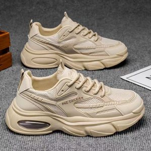 รองเท้าเดินน้ำหนักเบาสำหรับผู้ชาย หน้าผ้าตาข่าย พื้นรองเท้า EVA ช่วยลดแรงกระแทก พื้นยางกันลื่น เหมาะสำหรับกีฬากลางแจ้งในฤดูใบไม้ผลิและฤดูใบไม้ร่วง - Product Image 3