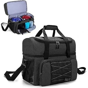 Sac de bowling BSCI pour boule Singer avec support rembourré pour boule, 2 poches pour chaussures de bowling jusqu'à la taille homme, accessoires. - Product Image 5