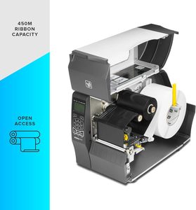 <span class=keywords><strong>Imprimante</strong></span> d'étiquettes thermiques industrielles à transfert rapide Zeb Ra ZT230 300 dpi, interface USB, papier 104 mm, 152 mm/s, garantie 1 an - Product Image 4