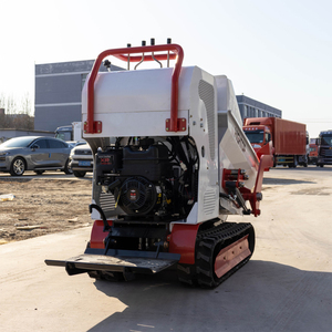 500kg Briggs & Stratton Mini Site Dumper Mini Transporter Track Carrier <span class=keywords><strong>Carretilla</strong></span> Mini Dumper con basculante hidráulico - Product Image 3