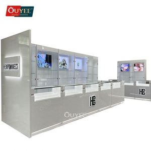 Comptoir de tabac Led support affichage verre or vitrine cigare magasin de détail conception vitrines pour magasins de fumée avec serrure - Product Image 4