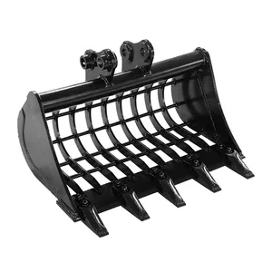 zx75 zx85 zx100 excavator tilt bucket riddle bucket Skeleton bucket with CE