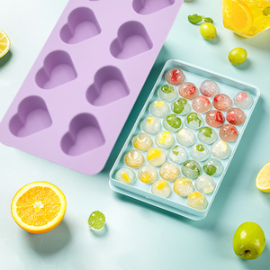 Moldes de Silicona para Cubitos de Hielo en Forma de Corazón, 8 Cavidades, Antiadherentes, Personalizables, para Helados y Chocolate - Product Image 3