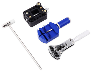 Kit de réparation de montres en acier inoxydable personnalisé OEM, 147 pièces, outils de réparation DIY, démonte-bracelet, ouvre-boîtier, tournevis - Product Image 3