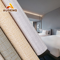 Nouveau design Textiles Momentum ignifuges de qualité et revêtement Décoration d'hôtel Impression personnalisée Revêtement mural