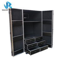 Valise de vol personnalisée avec câble de coffre professionnel Valise de vol pour DJ Équipement d'éclairage audio de scène Mallette de vol pour engrenages routiers