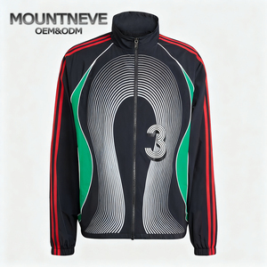 Tuta da calcio leggera traspirante e confortevole da uomo in poliestere/Nylon ad asciugatura rapida per allenamento di squadra OEM B2B all'ingrosso - Product Image 1