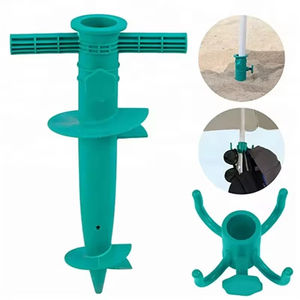 <span class=keywords><strong>Base</strong></span> de parapluie réglable en plastique soleil plage Patio sable outils de fixation au sol support d'ancrage pointe tarière garder support accès au jardin - Product Image 6