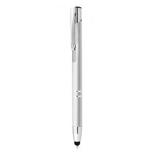 Aluminium Matt <b>Silver</b> Multi-Function Ball <b>Pen</b> with Touch Sensitive Features - Product Image 1