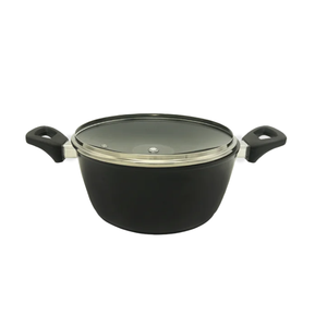 Cacerola de Aluminio de Alta Calidad de 28 cm, Antiadherente, con Fondo de Inducción, Tapa de Vidrio, Apta para Parrilla de Gas, Exportación a Bangladesh - Product Image 3