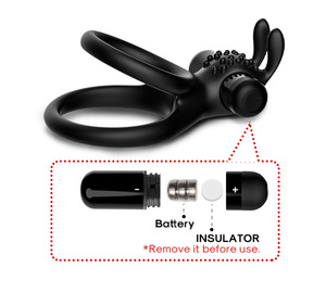 Juguete Sexual, Anillo Vibrador de Silicona para Hombre, Producto Sexual para Retrasar la Eyaculación, Juguetes de Masturbación Masculina, Anillo para Pene - Product Image 5