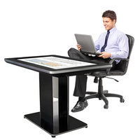 Table tactile inclinable automatique de 55 pouces, bureau tactile interactif multifonctionnel pour l'éducation des enfants, l'affichage professionnel et les jeux.