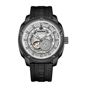 Elegant Luxury Women's <b>Mechanical</b> <b>Watch</b> with Stainless Steel Strap Hollow Butterfly Diamond Flower Dial Wristwatch - Product Image 2