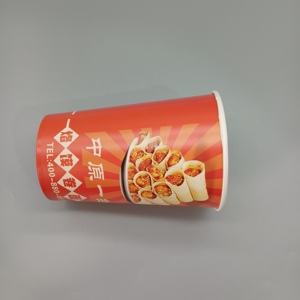 Tazón de Papel Blanco para Ensaladas, Desechable, para Llevar, de Calidad Alimentaria, Ecológico, con Impresión Personalizada - Product Image 3