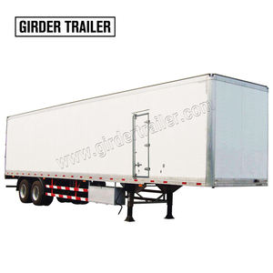 <span class=keywords><strong>Remorque</strong></span> fermée en aluminium pour camion, camion, boîte de cargaison, 40 pieds, 2 axes, avec loquet - Product Image 2