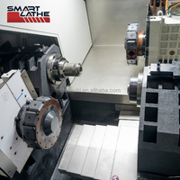 Torno CNC Automatizado de Doble Husillo con Herramientas Motorizadas para Ingeniería de Precisión