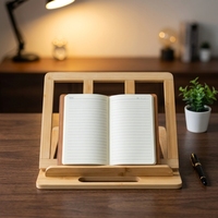 Support d'ordinateur en bambou pliable, support compact pour ordinateur portable, support de refroidissement, support portable en bois massif pour iPad, tablette, mini-support