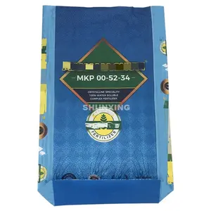 Durevole e stabile pp contenitore sacchetto dry bulk urea fertilizzante 50 kg pp sacchetto tessuto per agricoltura