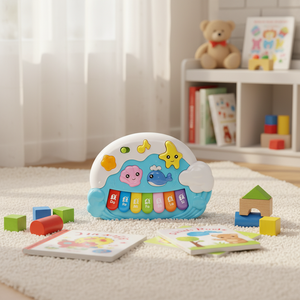 <span class=keywords><strong>Piano</strong></span> Electrónico de Juguete con 7 Teclas, Diseño de Animales Marinos, con Música - Product Image 3
