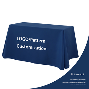 Housse de table personnalisée par sublimation, fabrication directe usine, taille sur mesure ODM, nappe d'exposition réutilisable pour promotion de marque, approvisionnement en gros - Product Image 3