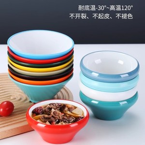 ชามเมลามีนขนาดเล็กสีแดงกันแตกสำหรับร้านอาหาร - Product Image 5