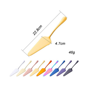 En Acier inoxydable Gâteau <span class=keywords><strong>Pizza</strong></span> Pelle Couteau Couteau À Beurre Fromage Dessert Couverts Ustensiles De Cuisson Gâteau <span class=keywords><strong>Spatule</strong></span> - Product Image 2