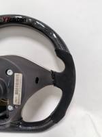 Volante de Fibra de Carbono Real Personalizado Estilo Racing YTcarbon para Lancer EVO EVO8 EVO9