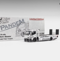 Modelo de Coche de Juguete de Aleación de Aluminio Fundido a Presión Personalizado, Remolque de Transporte de Plataforma Completa Modificado MT 1:64 Super Silhouette, para Regalo