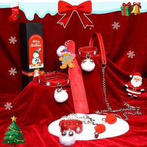 Set Sensual SM de Canción de Amor Navideña, Juguetes Sexuales, Regalo para Coquetear, Collar con Campana, Esposas, Restricciones, Paleta para Palmadas, Accesorios de Dominación - Product Image 2